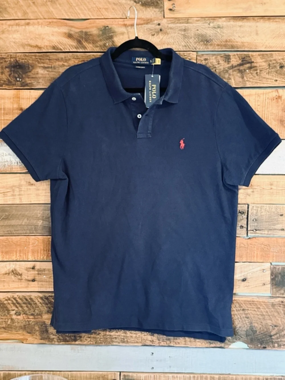 NWT Polo Ralph Lauren Cotton Mesh Polo Shirt Custom Slim Fit